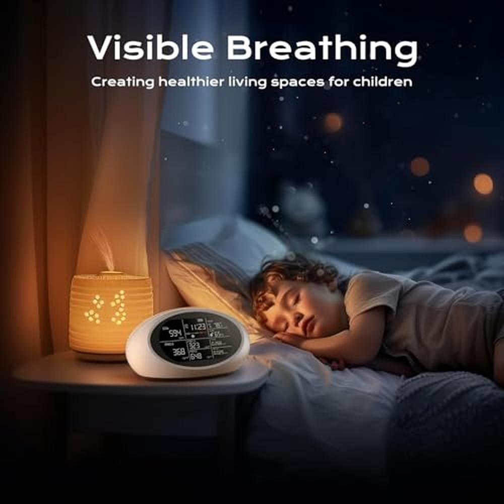 Air Quality Monitor: 12-in-1 Portable Indoor Air Quality – Packaging