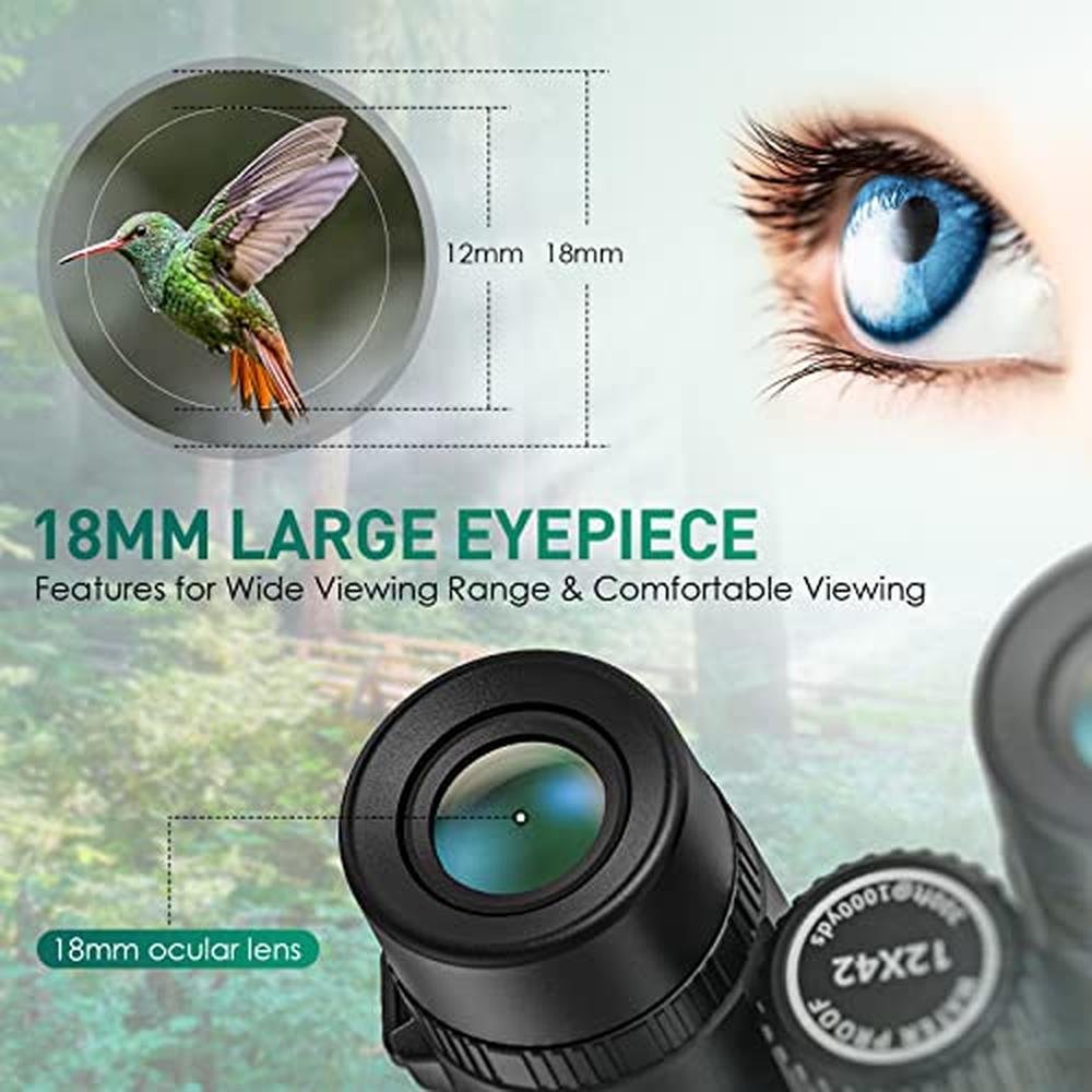 Binoculars 12x42: High-Powered Waterproof Binoculars for – Packaging