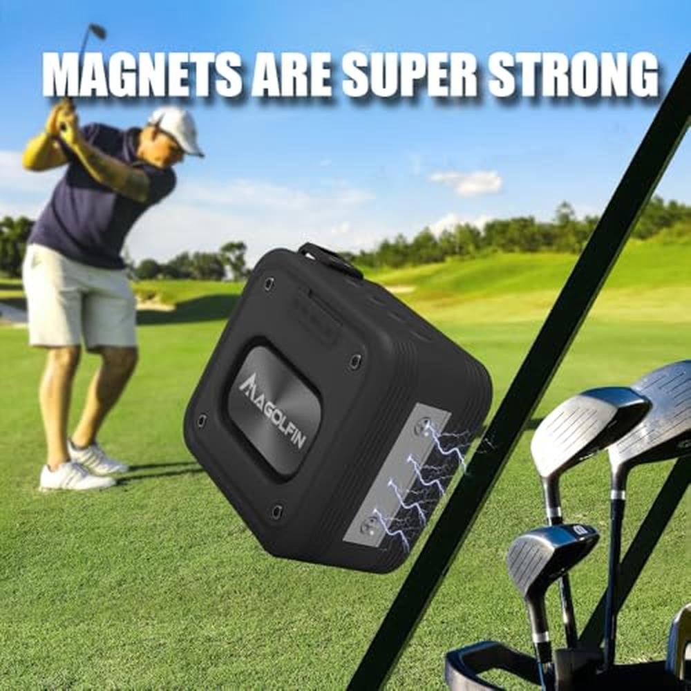 Golf Cart Speakers: 2-Pack Magnetic Bluetooth Speaker with – Packaging