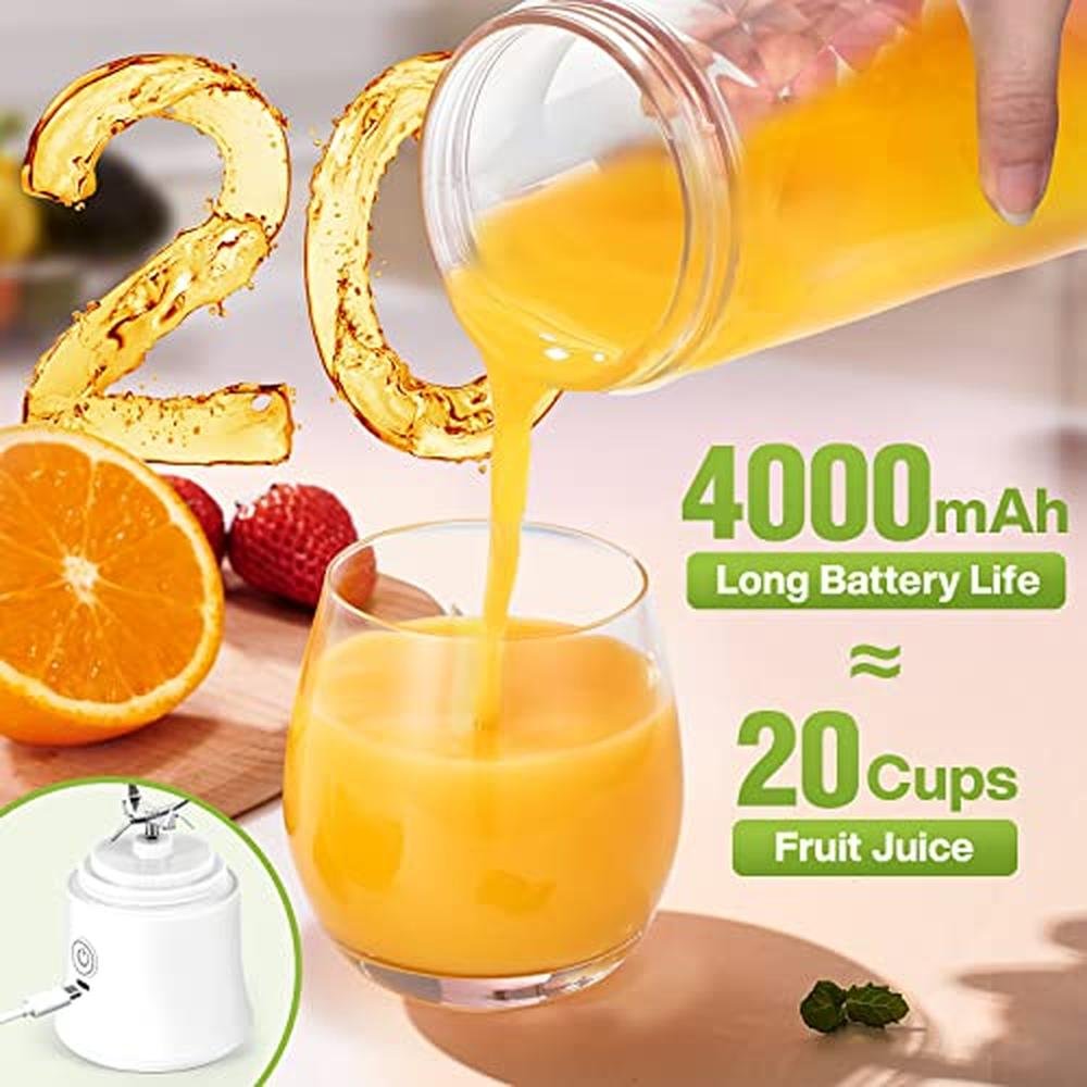 Portable Blender: 20-oz Electric Juicer 4000mah 270w Motor – Packaging