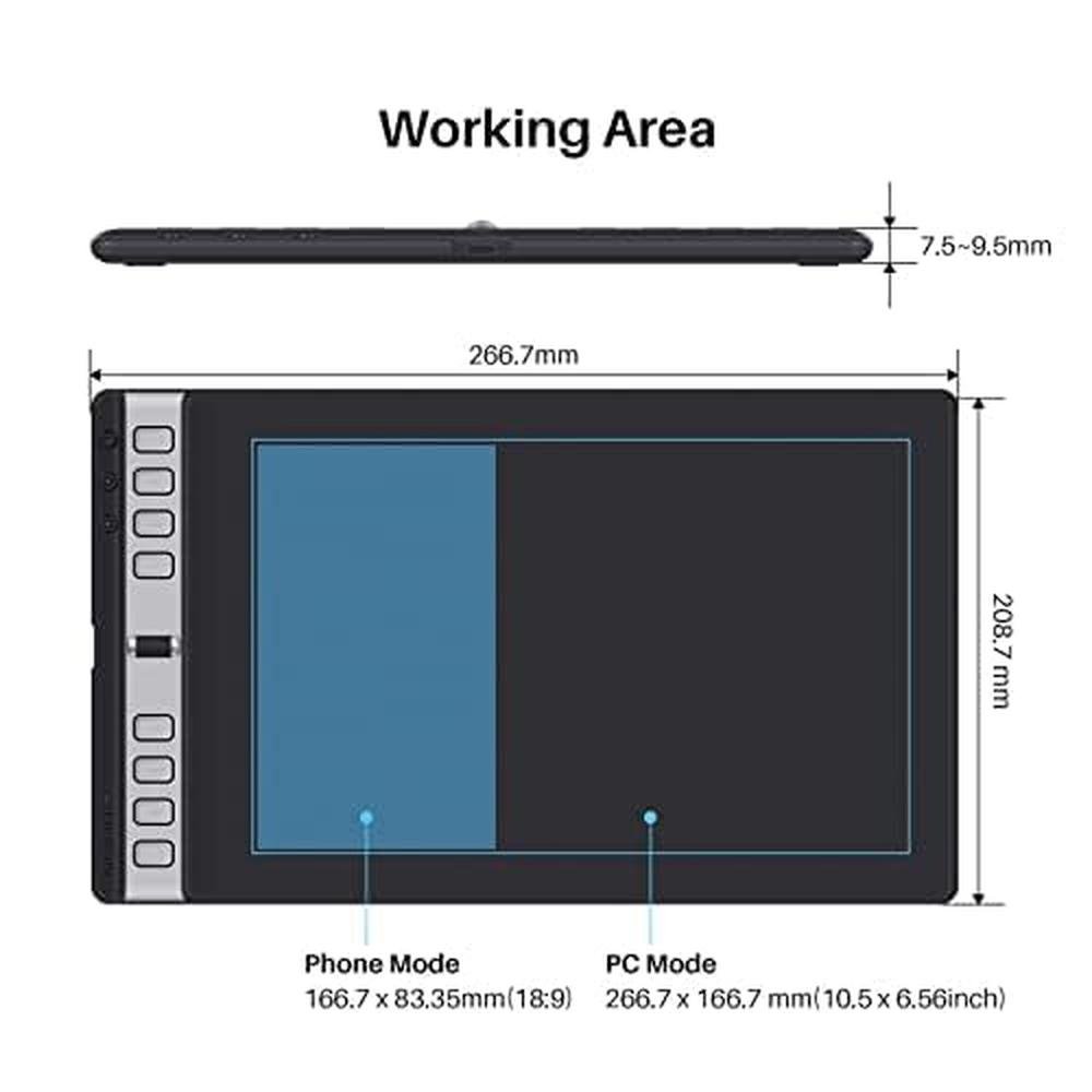 Tablet Drawing: HUION Inspiroy 2 Large 10x6inch Art Tablet – Packaging
