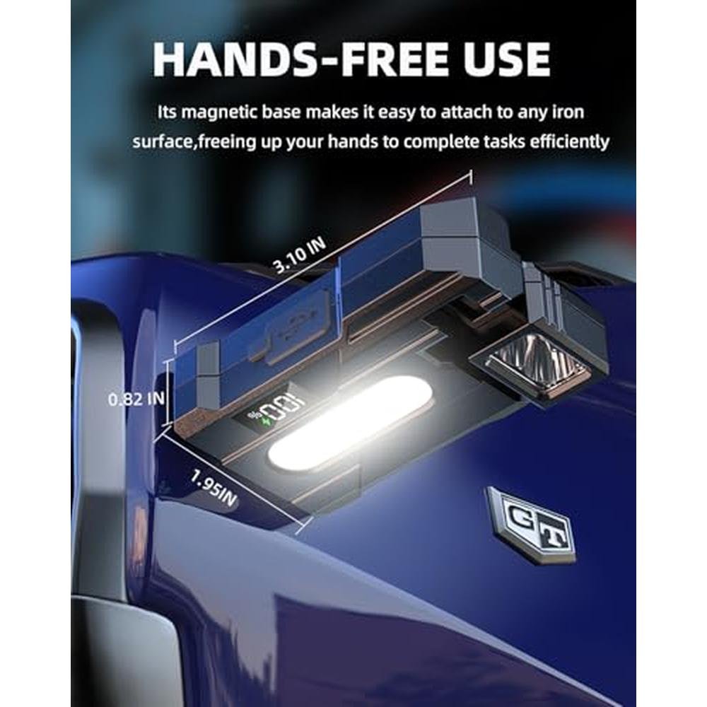 Flashlight 2026: Rechargeable EDC Flashlight with Rotatable – Packaging