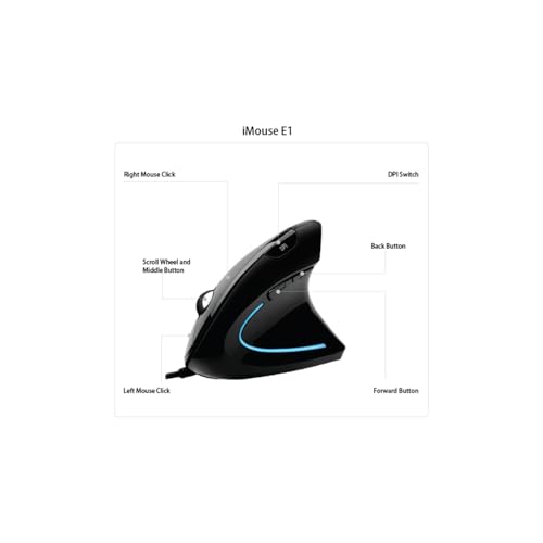 Adesso Wired Vertical Ergonomic Illuminated Optical – Additional Angle