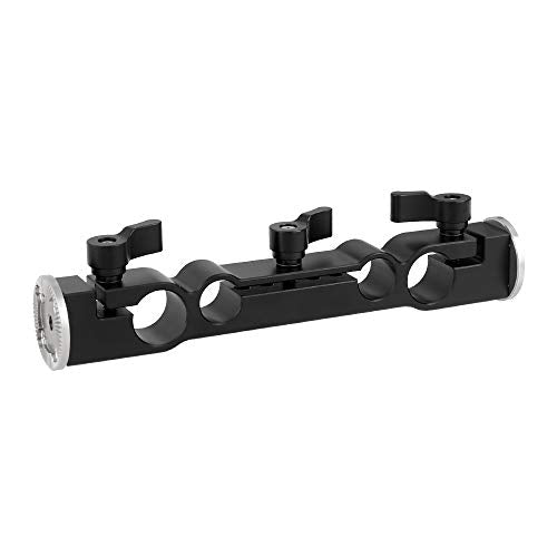 CAMVATE 15mm & 19mm Dual-Port Rod Clamp with M6 Rosette – Back View