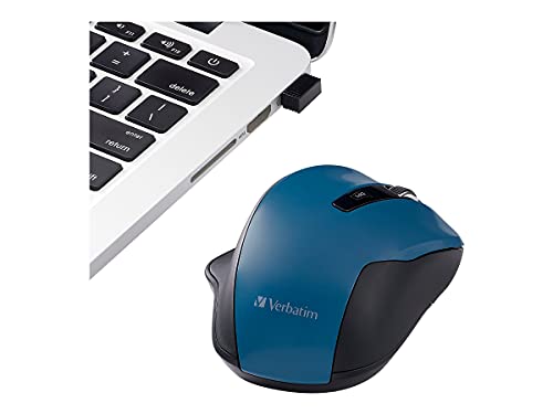 Silent Mouse: Verbatim 2.4G Wireless Ergonomic LED – Close-up Detail