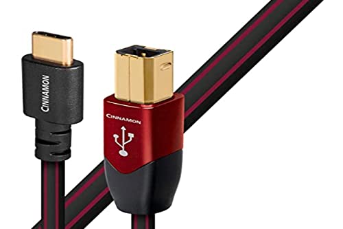Cable AudioQuest: AudioQuest Cinnamon USB B to Type C 1.5m – Front View