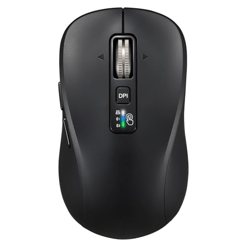 Mouse Bluetooth: Premium Wireless Mouse with 2 Bluetooth – Size Reference