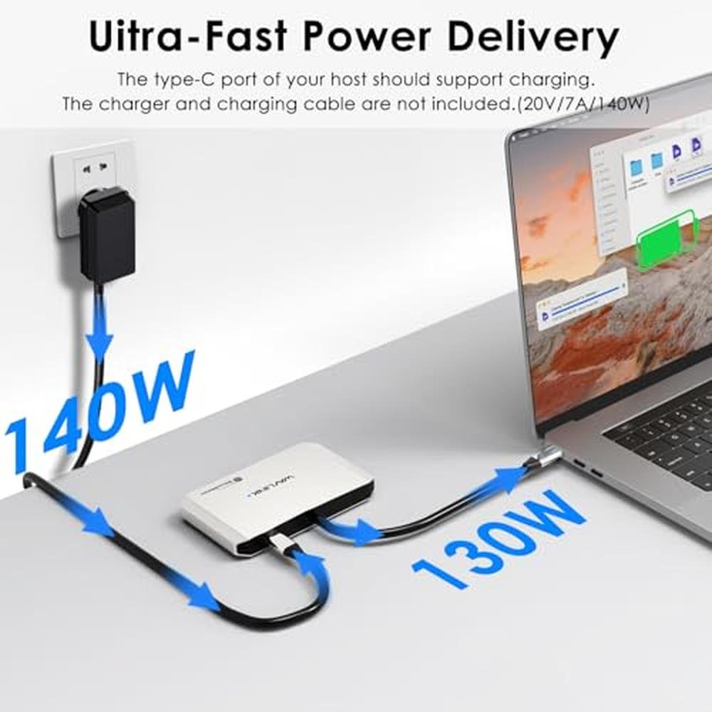 Quad Monitor Docking Station: WAVLINK WL-UG7702H-A 4K Output – Packaging