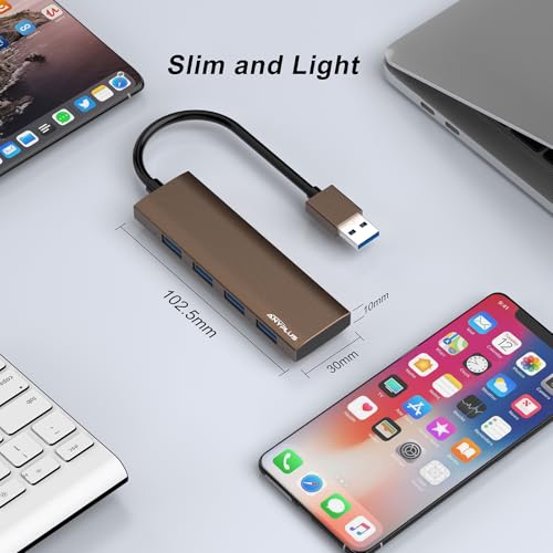 USB Hub: ANYPLUS Ultra-Slim 4-Port USB 3.0 Hub Aluminum – Feature Highlight