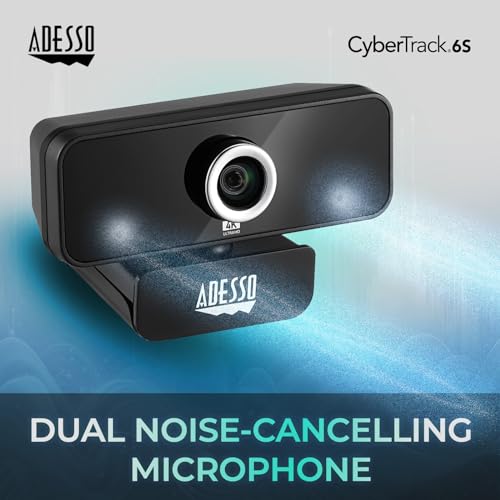Adesso 4K HDR Ultra HD USB Webcam CyberTrack 6S Camera – Packaging