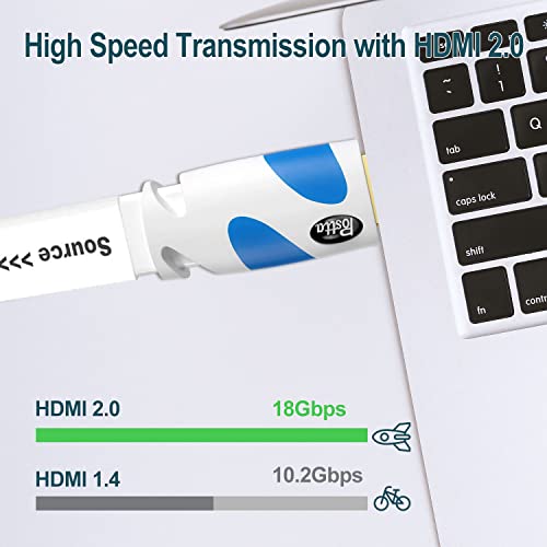 Cable Postta: Postta Flat HDMI 2.0 Cable 75 Feet – Packaging
