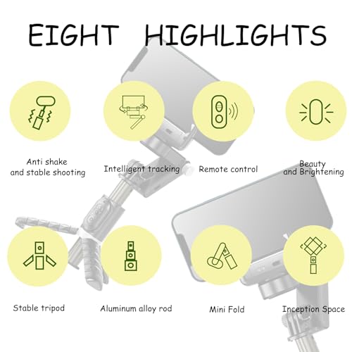 Stabilizer Gimbal: 3-Axis Smartphone Stabilizer with Tripod – Packaging