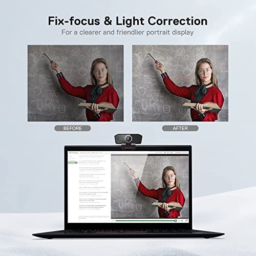 Redragon GW800: 1080p PC Webcam with Dual Microphone – Packaging