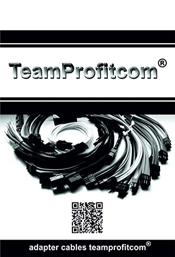 PCIe Extension Cable: TeamProfitcom 6 Pin Female to Male – In Use