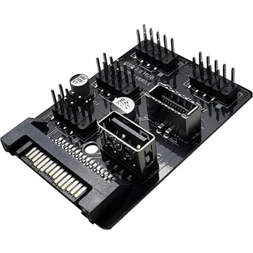 Header Ports: 5 Ports Internal USB Hub Motherboard 9pin USB – Feature Highlight