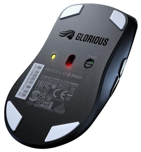 Glorious Gaming Model O 2 PRO Wireless Gaming Mouse – Back View