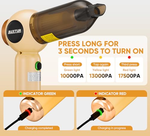 Car Auxtur: AUXTUR Handheld Vacuum Cleaner Cordless 18000PA – Packaging