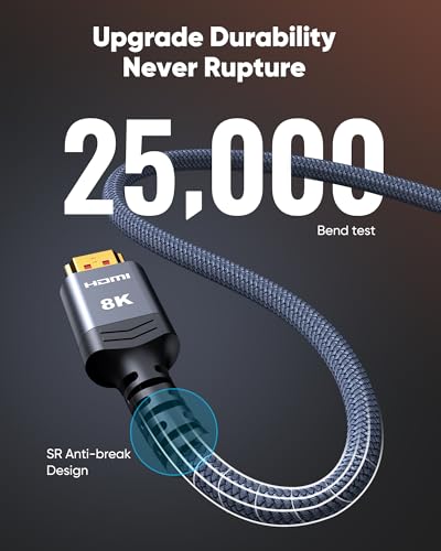 Highwings Long 8K Fiber Optic HDMI Cable – Packaging