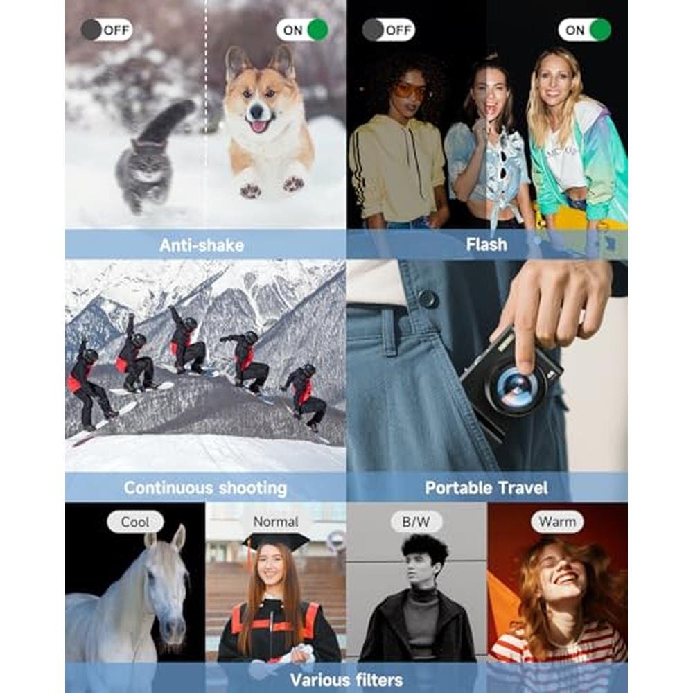 Camera Digital: 4K WiFi Autofocus 64MP Vlogging Camera – Packaging
