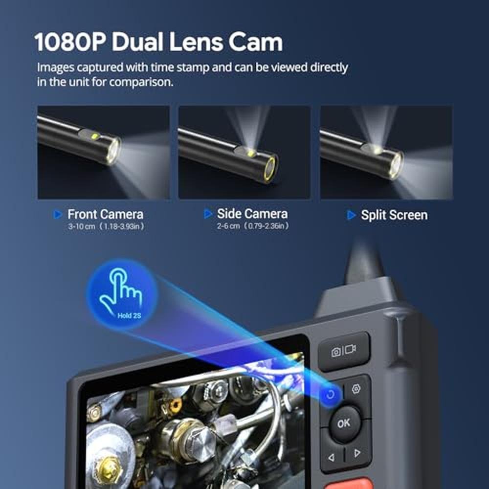 Sewer Inspection Camera: DEPSTECH 50FT 1080P Dual Lens – Packaging