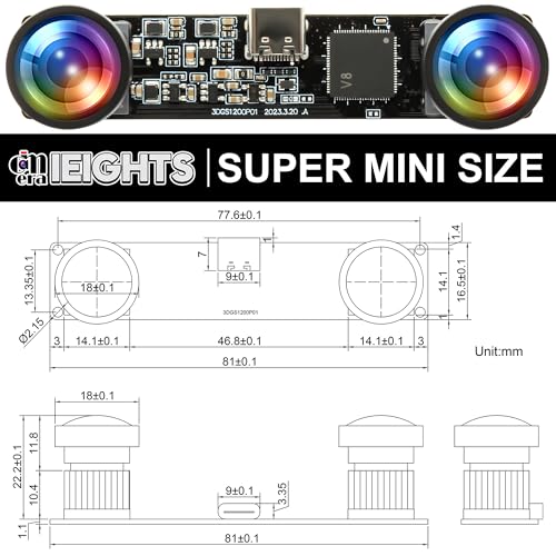 120fps Global Shutter USB Camera Module – Packaging