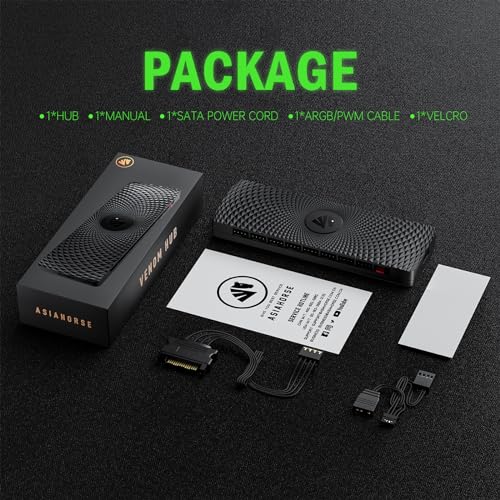 Hub PWM: AsiaHorse VE-HUB 2IN1 ARGB/PWM Controller – Feature Highlight