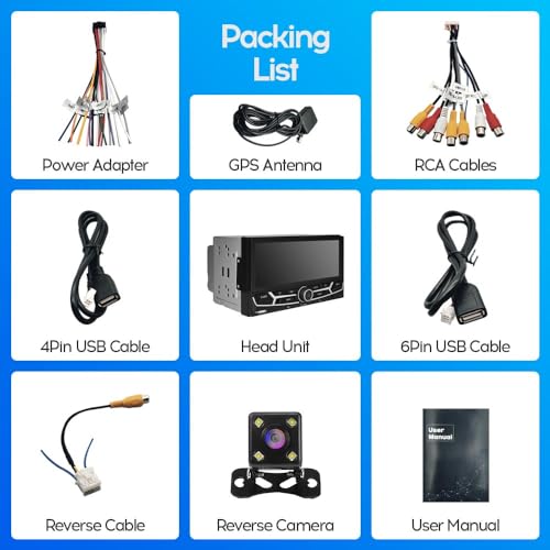 2024 Latest Original Car Style 6.9inch 2+32GB IPS Full – Additional Angle