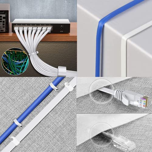 Ethernet Cable: BUSOHE Cat6 100 FT White – Packaging