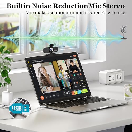 SZGIARUY 1080p: Full HD Webcam with Built-in Microphone and – Packaging