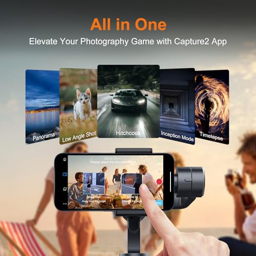 Gimbal Stabilizer: FUNSNAP 3-Axis Phone Stabilizer with – Packaging