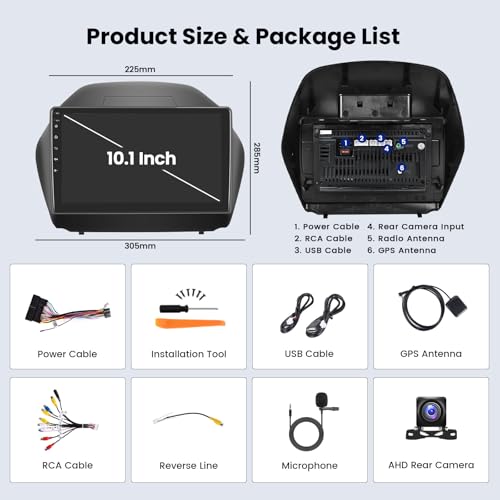 Android Car Stereo for Hyundai Tucson IX35 2010-2015 Radio – Feature Highlight