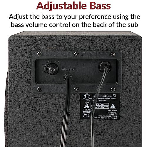 Cyber Acoustics CA-3090 2.1 Speaker System – Packaging