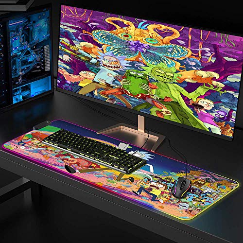 Mouse RGB: Imegny Large Extended Soft LED Mouse Mat – Packaging