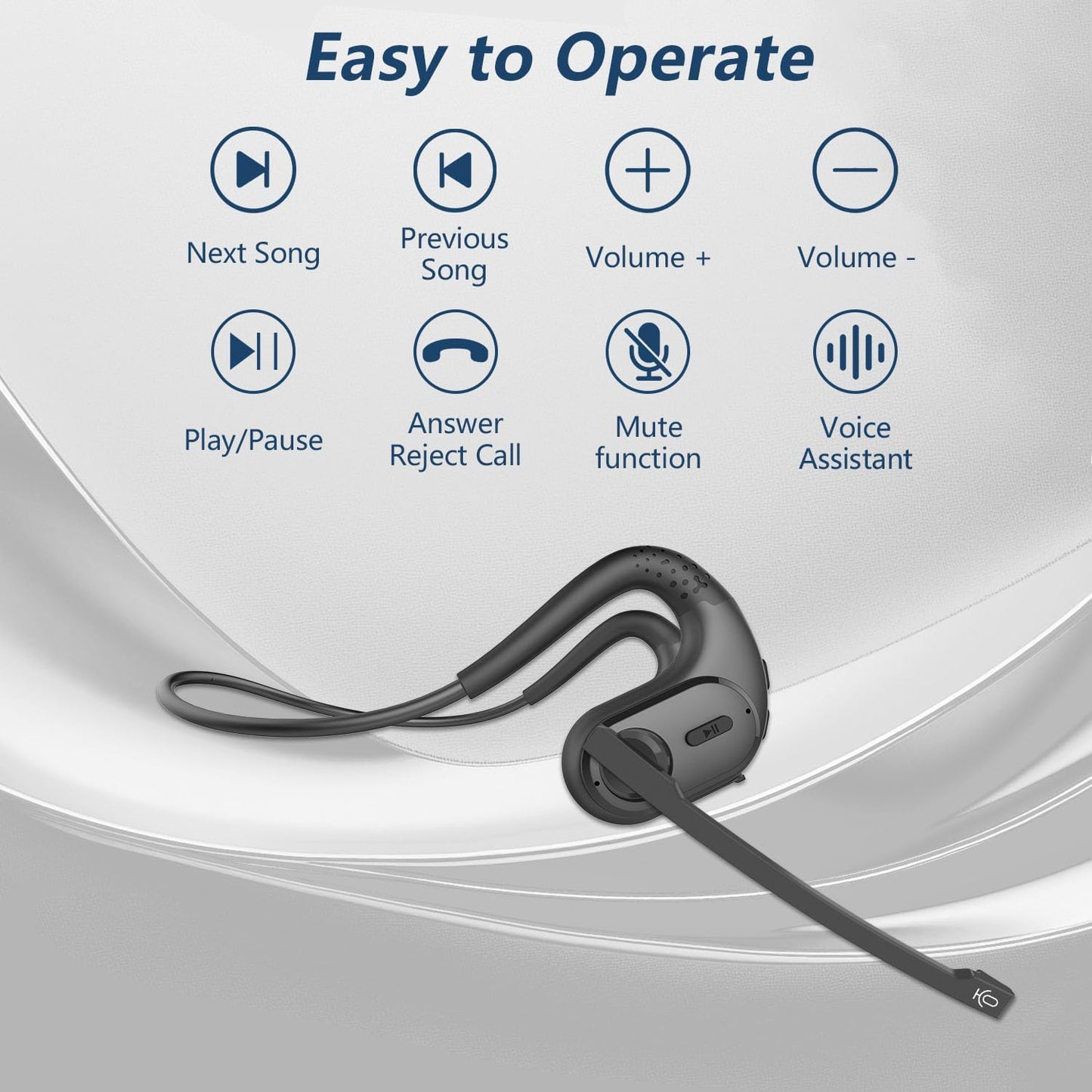 BANIGIPA Bluetooth Headset with Removable Microphone – Packaging