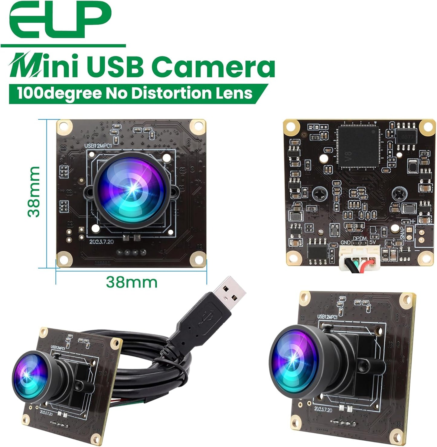 ELP 1080P 120fps USB Camera Module for Computer 11.6mp – Feature Highlight