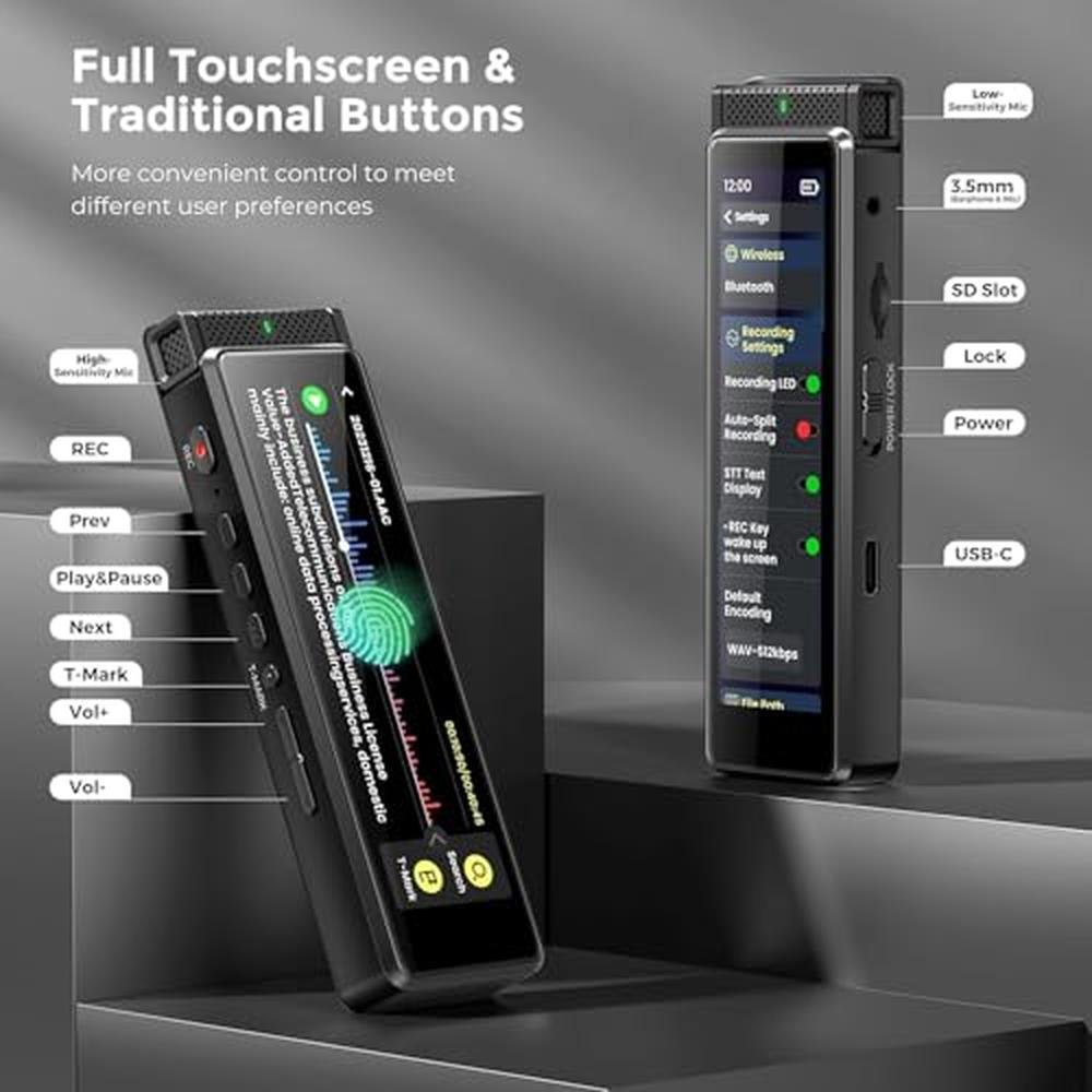 Voice Recorder: Innioasis R1 8GB Digital Voice Activated – Packaging