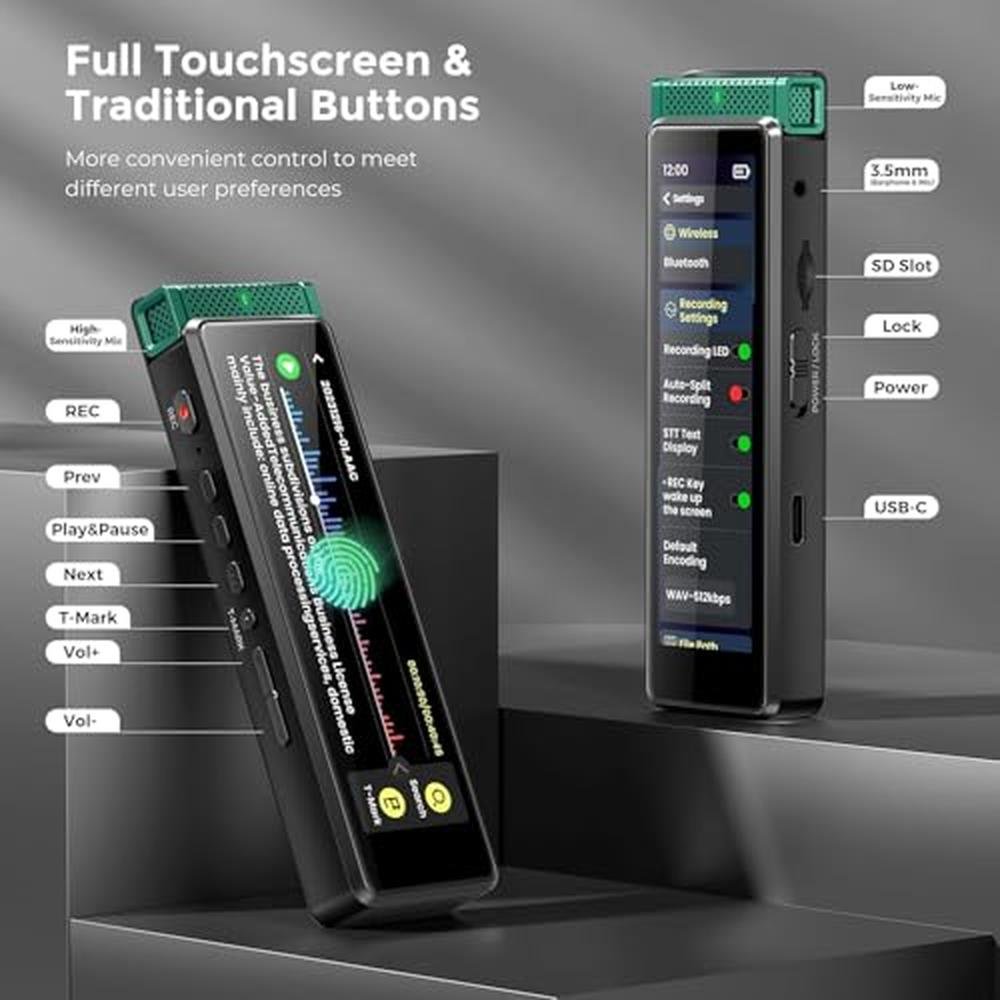 Voice Recorder: Innioasis R1 8GB Digital Voice Activated – Packaging