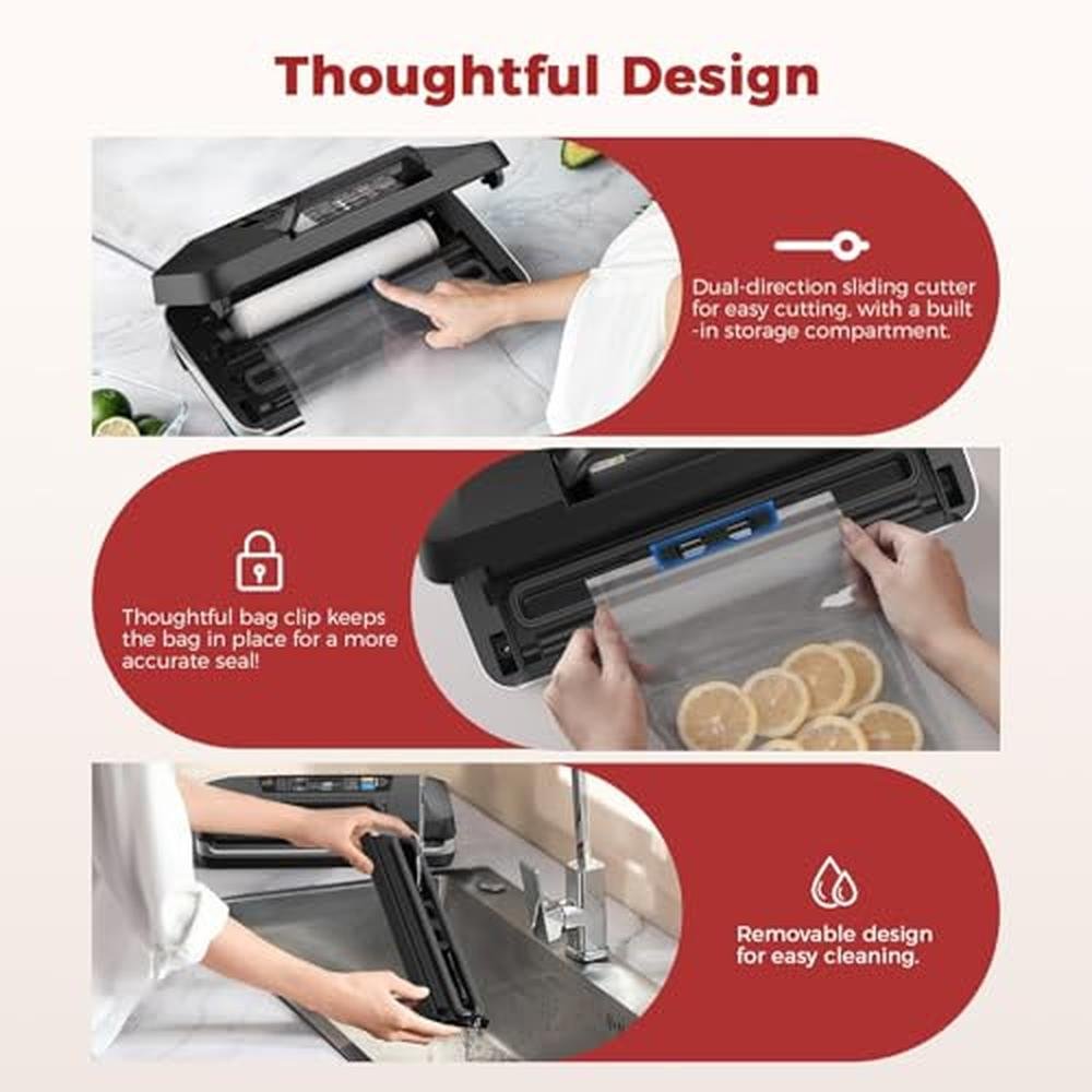 95kpa Vacuum Sealer Machine: Full Automatic with Double – Close-up Detail