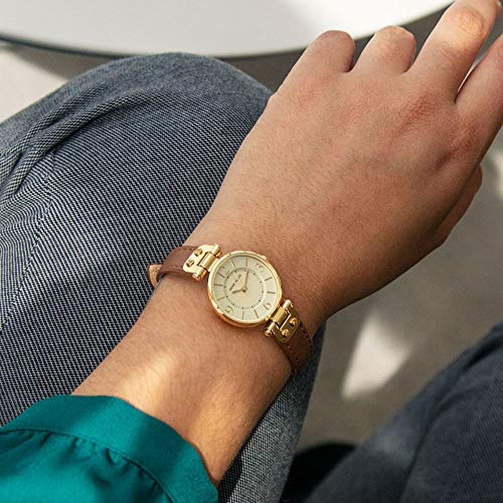 Anne Klein Women's 109442CHHY Gold-Tone Watch with – In Use