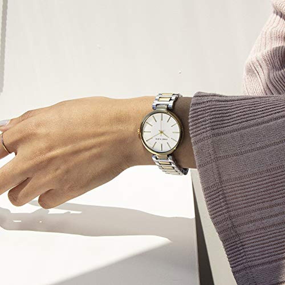 Premium Anne Klein Women's AK-2787SVTT Two-Tone Bracelet – Close-up Detail