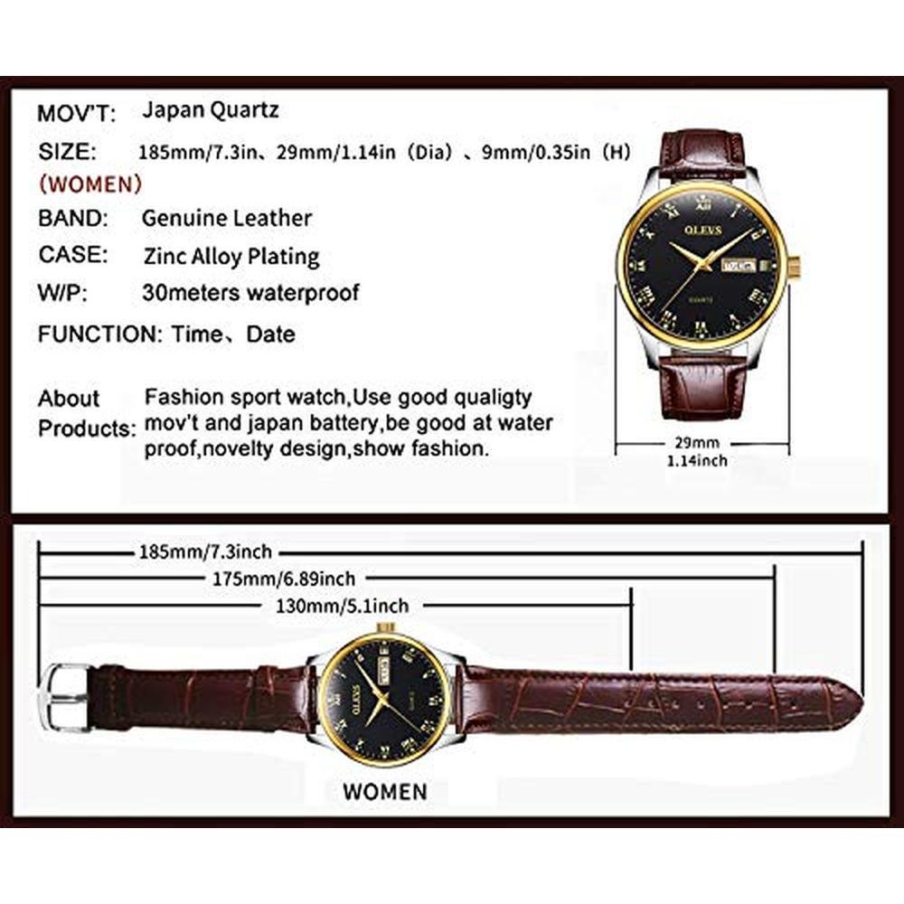 Women's Business Dress Watch: OLEVS High-End Analog Quartz – Packaging