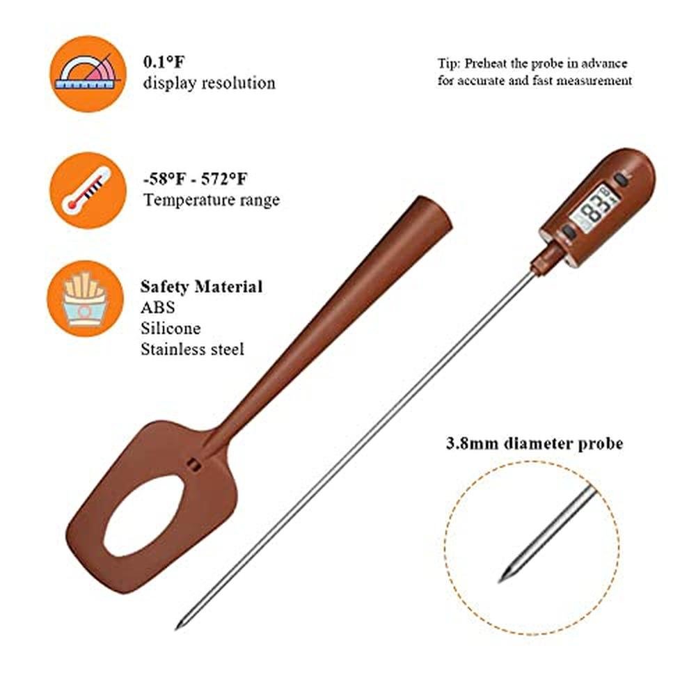 Candy Thermometer: Huozhi Digital LCD Candy Spatula – In Use