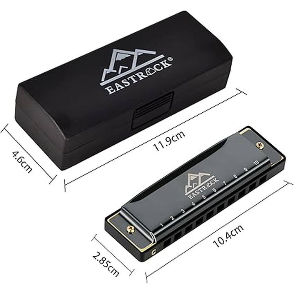 Harmonica EastRock: EastRock Blues Harmonica 10-Hole – Packaging