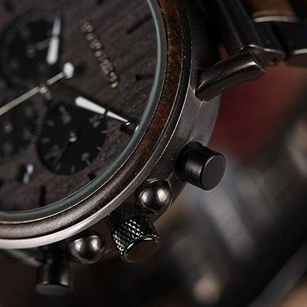 Wooden Watch: 2win Engraved Wooden Watch for Men – Packaging
