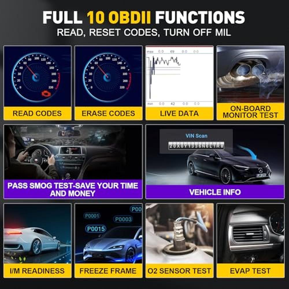 OBD2 Scanner: LAUNCH CRP123E V2.0 Elite Diagnostics Tool – Packaging
