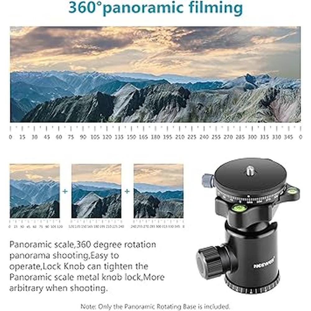 Tripod Neewer: Neewer Camera Panoramic Panning Base with – Packaging