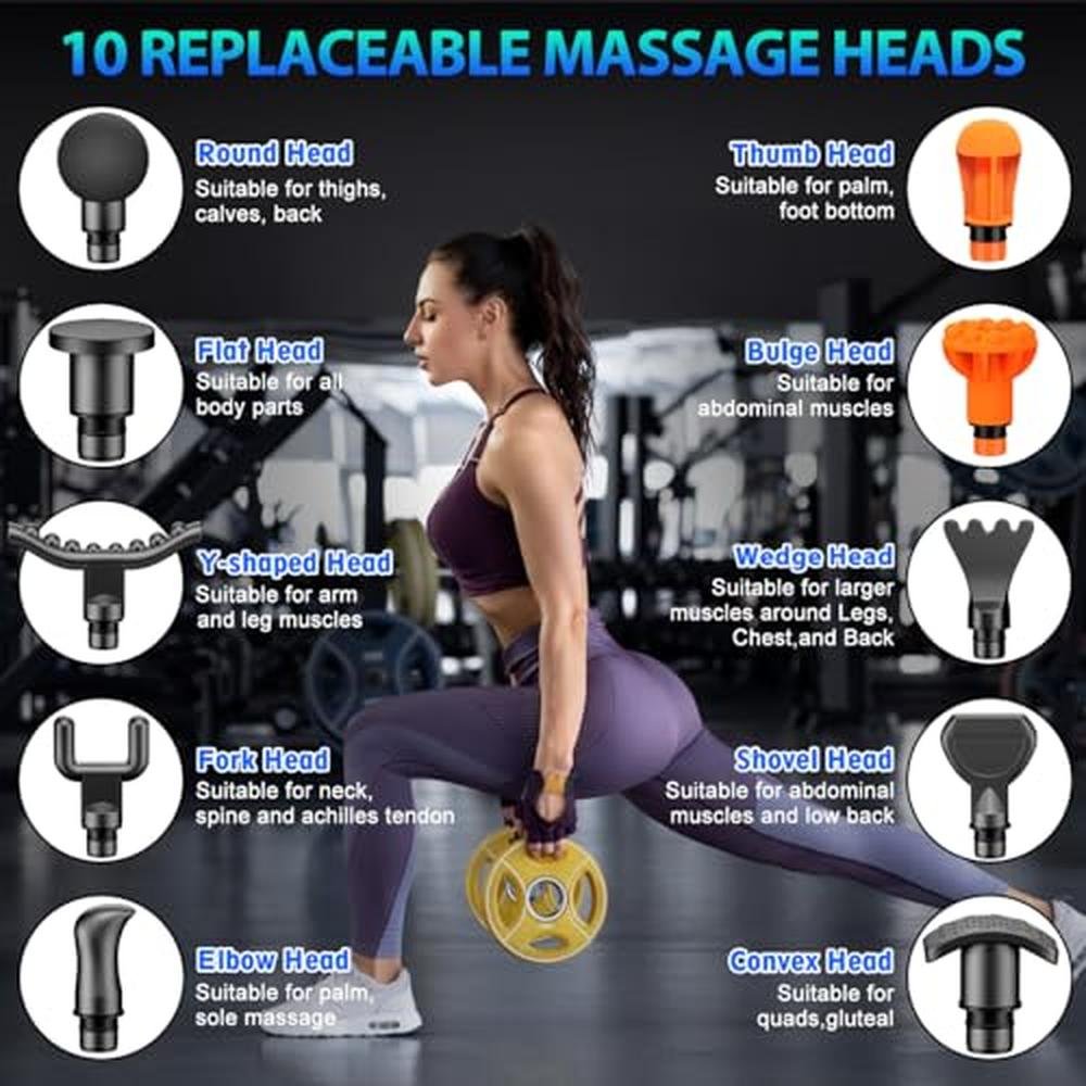 Massage ToloCo: TOLOCO Massage Gun Deep Tissue Percussion – Packaging