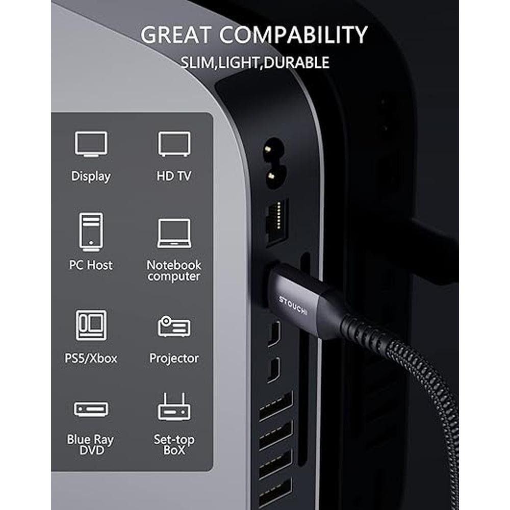 Cable Stouchi: Stouchi 10K 8K HD HDMI 2.1 – Packaging