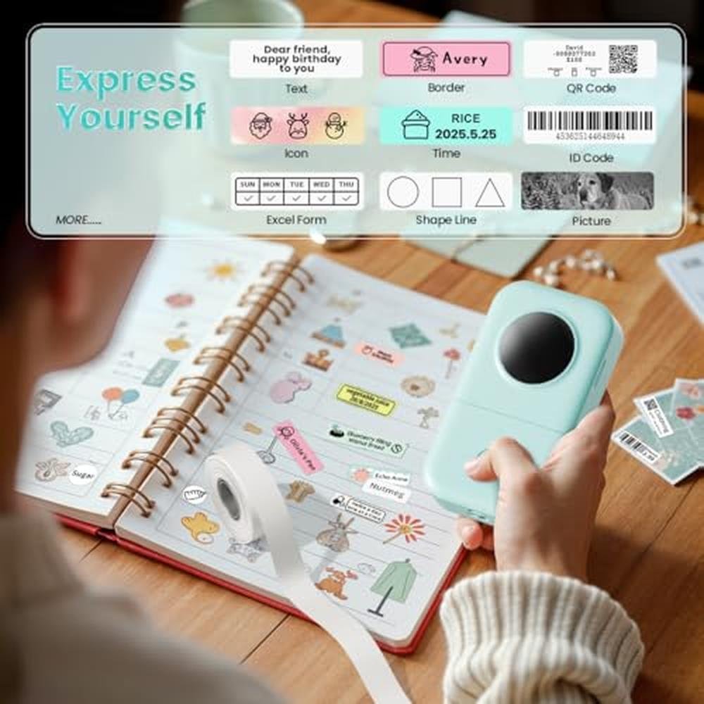 Label Phomemo: Phomemo D30 Portable Bluetooth Mini Label – Packaging