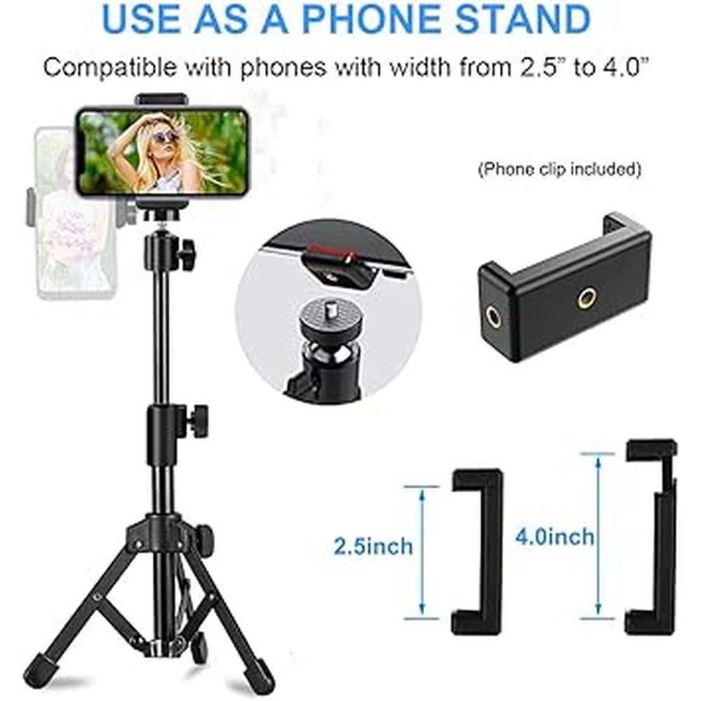 Webcam Tripod: JCWINY Extendable Desktop Tripod for Camera – Packaging